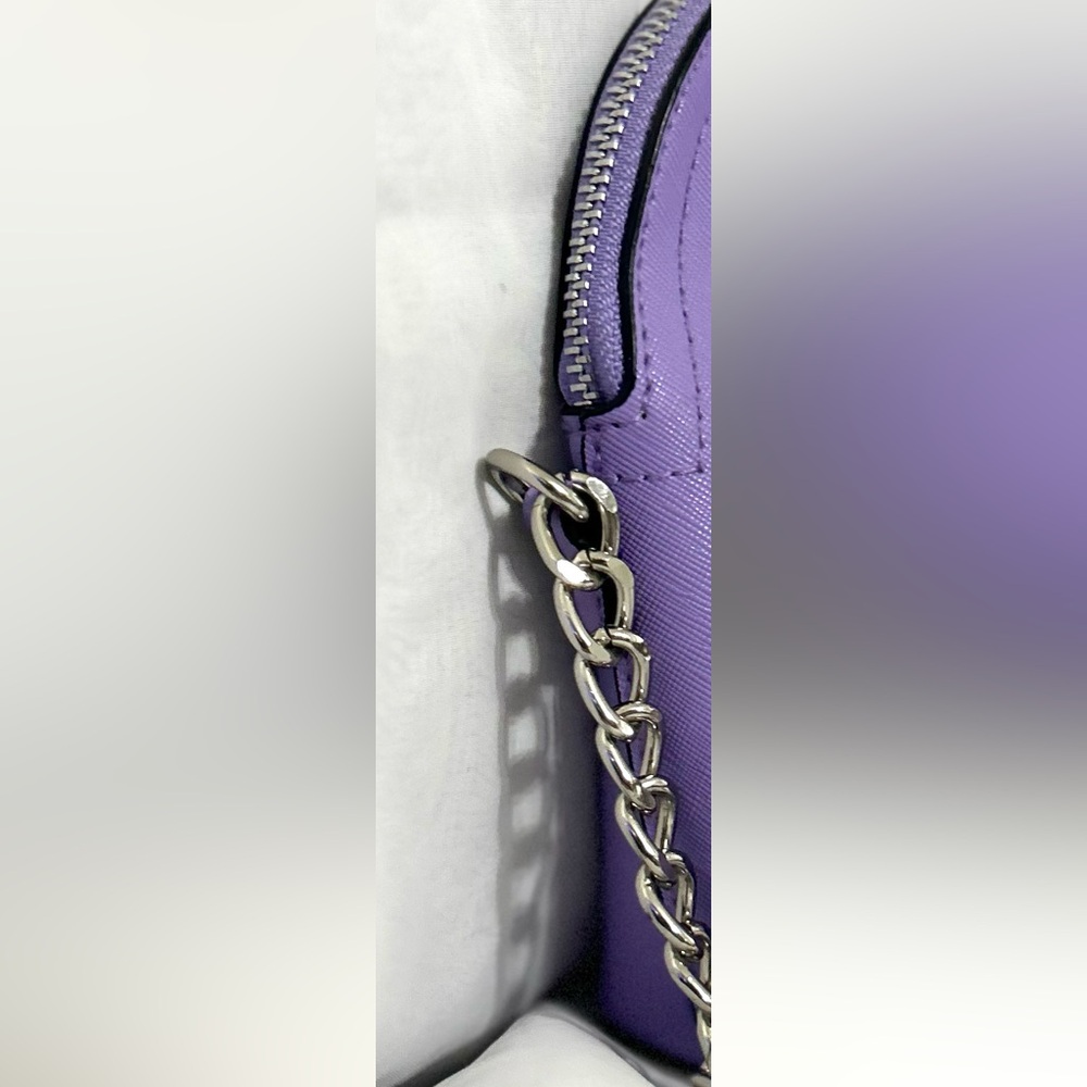 *NWOT Steve Madden Lavender Saffiano Crossbody Bag with Silver Hardware - Picture 11 of 11